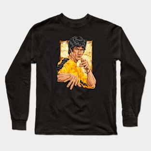 Bruce Lee art Long Sleeve T-Shirt